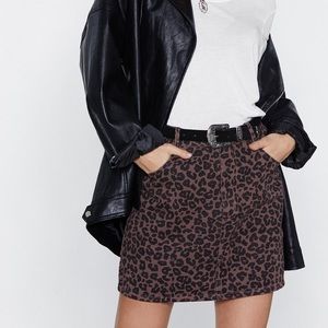 Cheetah Print Skirt